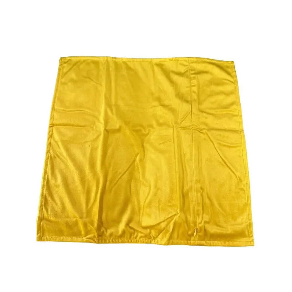 Bedsure Get Cozy Microfiber Mustard Color Cushion Cover‎ Pillow set 18x18